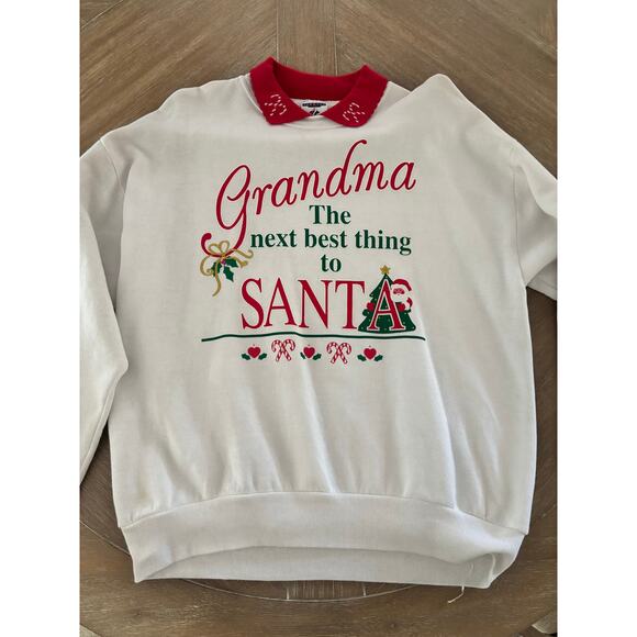 Vintage y2k Grandma Christmas novelty ugly sweater size XL - Picture 1 of 4